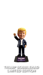 Donald Trump attact pose bobblehead state buy